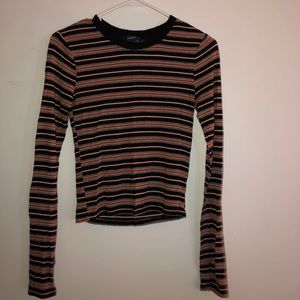 Fitted striped shirt